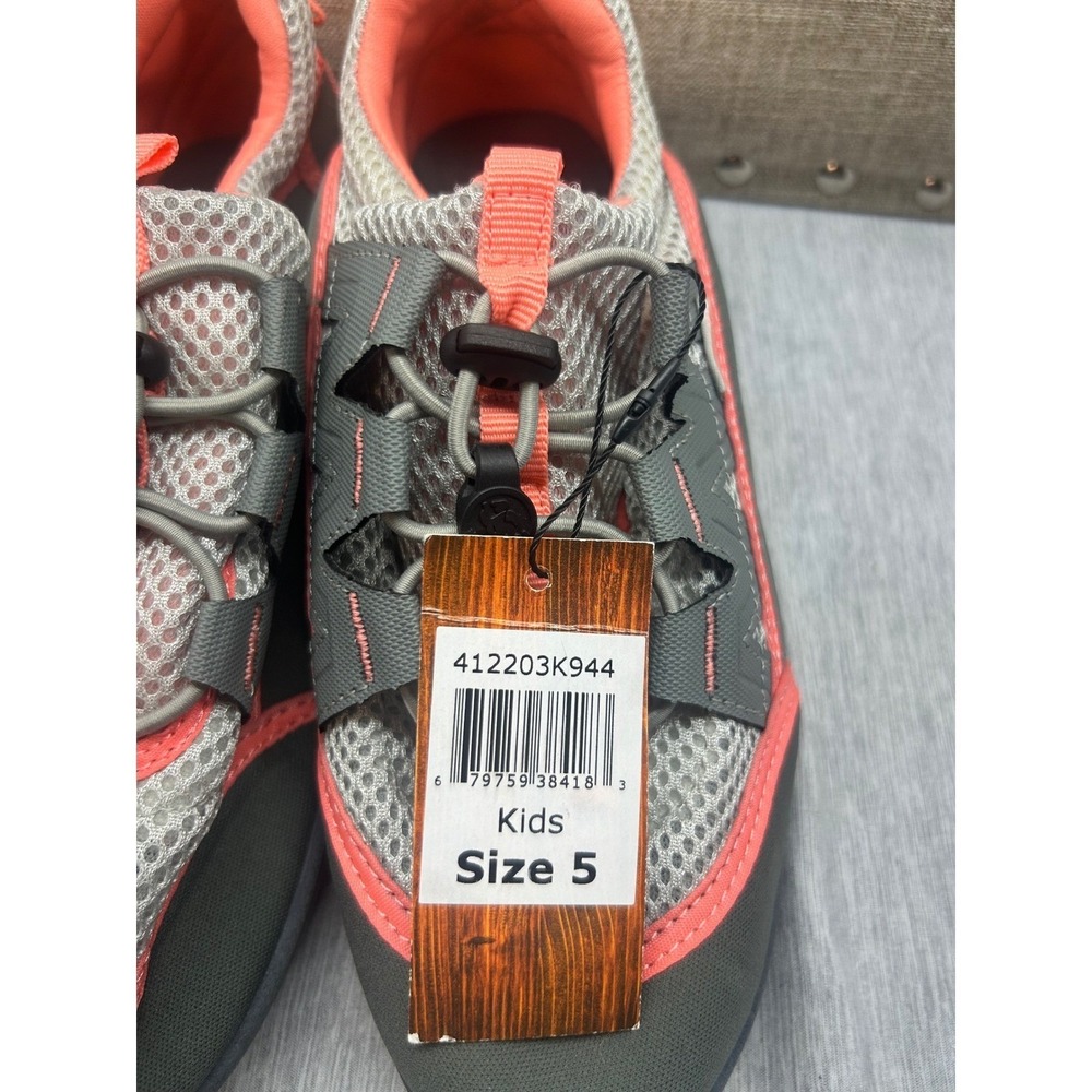 Northside Kids Water Shoes Coral Gray Mesh Quick Dry Water Sandals S 5 New